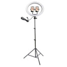 EMBULED LED RING LIGHT CORPO PRETO K60778