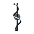 DECOR ARANDELA ACO E SILICONE LED ASPIRAL 15W PT