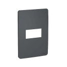 SCHNEIDER ORION PLACA 4X2 1 POSTO STELLAR BLACK