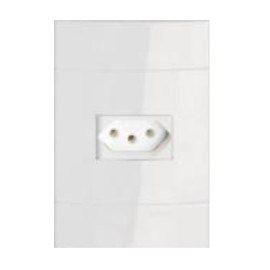 SCHNEIDER DECOR CONJ TOMADA 2P+T 10A 250V PL/BR